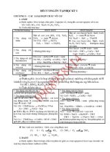 Đề cương ôn tập học kỳ 1 môn hóa học 9